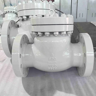 BS 1868 Swing Check Valve, 6 IN, 600 LB, ASTM A216 WCB, RF