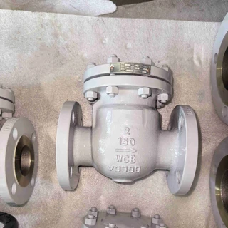 BS 1868 Check Valve, 2 Inch, CL 150 LB, ASTM A216 WCB, RF
