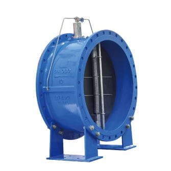 Slow Closing Butterfly Check Valve, DN100, PN16, CJ/T 154