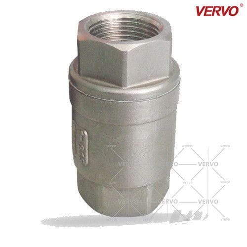 Vertical Check Valve, SS 316, 2 IN, 1000 WOG, ASME B16.34