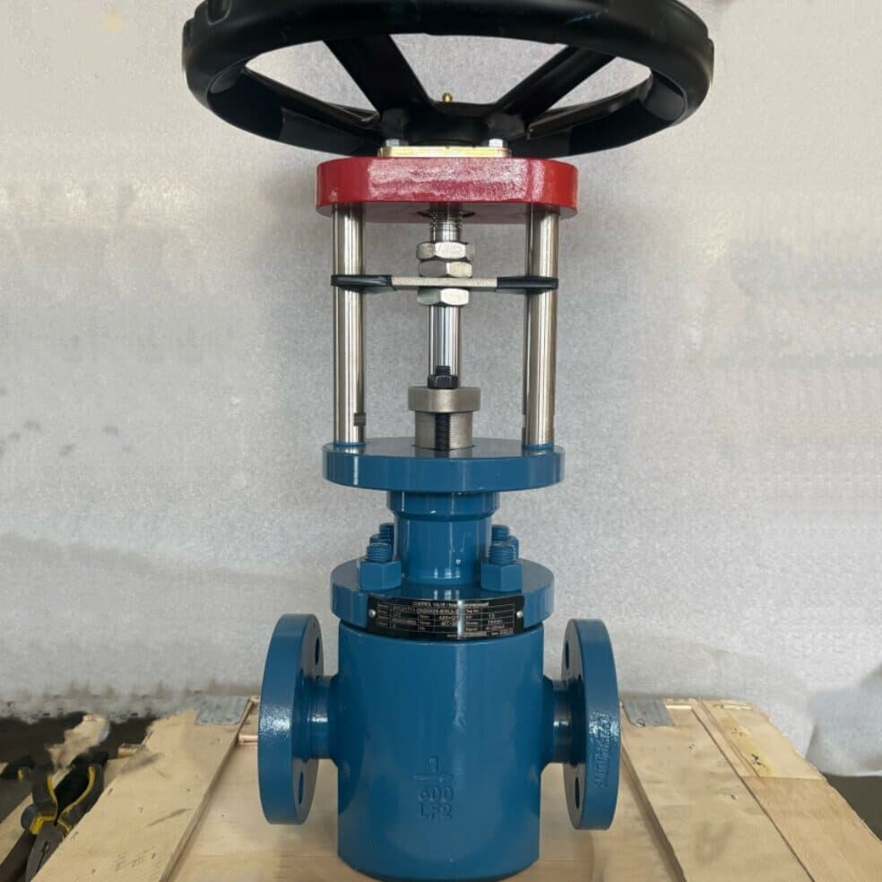 ASTM A350 LF2 Globe Control Valve, GB/T 4213, 1 IN, CL600 LB