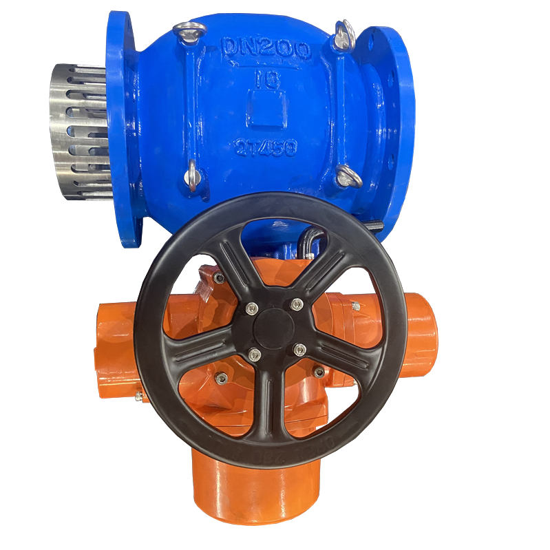 CJ/T 219 Piston Control Valve, DN200, PN10, QT450, RF