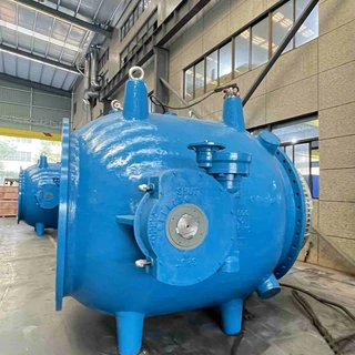 Cast Ductile Iron Piston Flow Regulator, CJ/T 219, DN1600, PN10