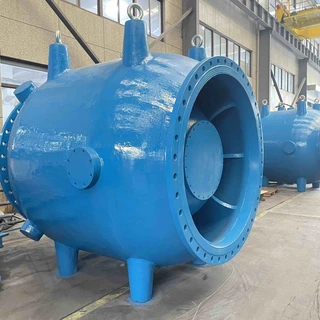 CJ/T 219 Flow Regulator, DN1400, PN16, QT450, Piston, RF