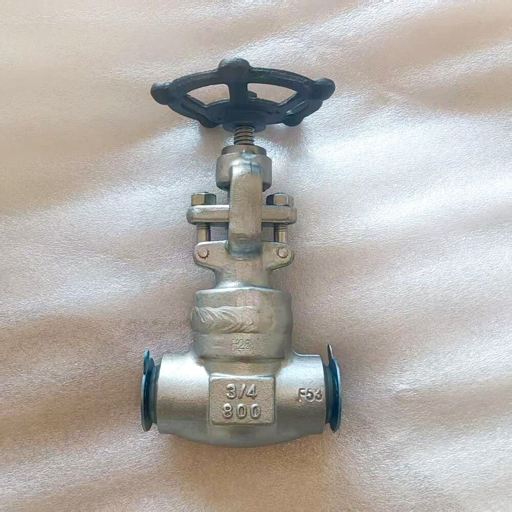 API 602 Gate Valves, ASTM A182 F53, 3/4 Inch, CL800 LB, OS&amp;Y
