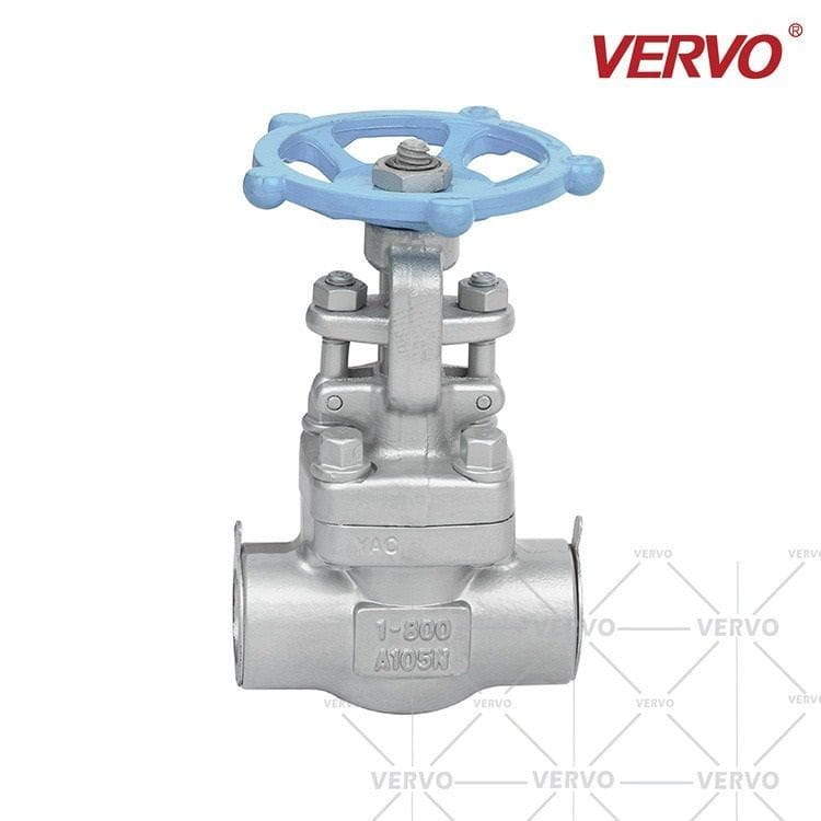 ASTM A105N Gate Valve, Solid Wedge, 1IN, CL800, API 602, SW