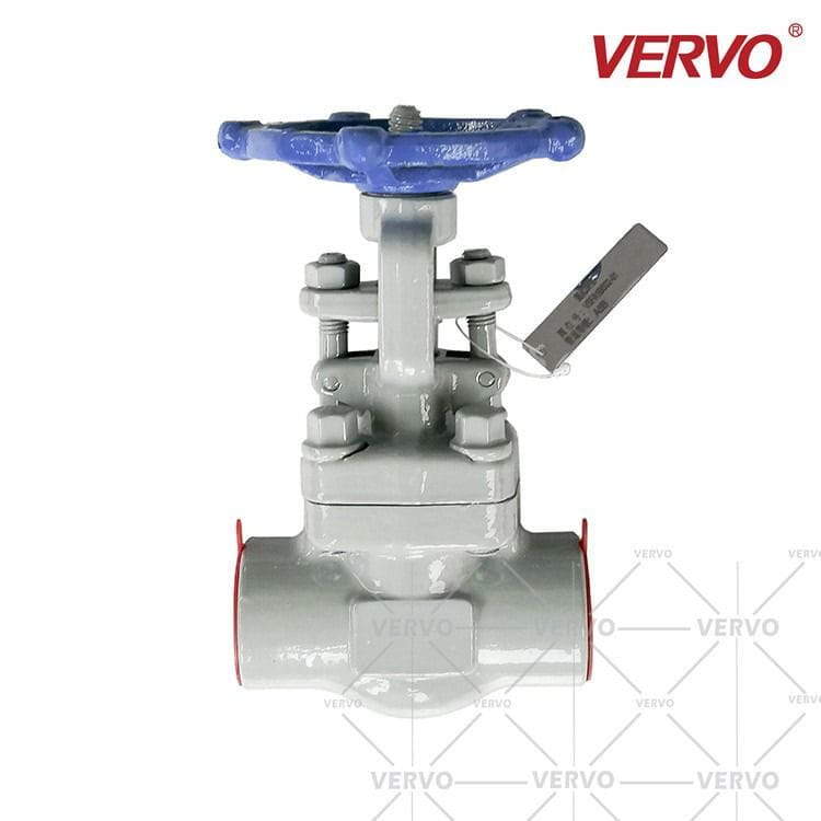 ASTM A105N Solid Wedge Gate Valve, 1 Inch, 800 LB, SW