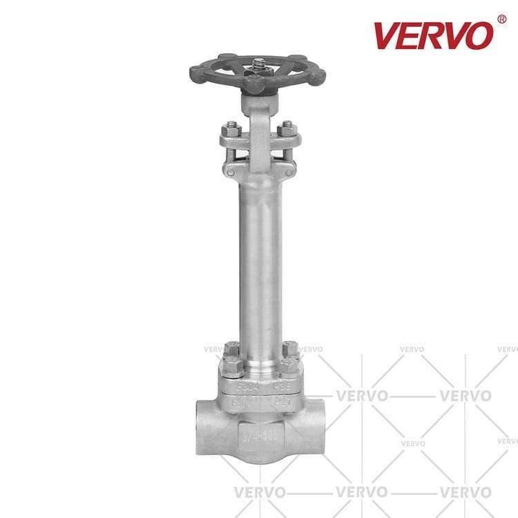 ASTM A182 F304 Cryogenic Gate Valve, 3/4 Inch, 800 LB