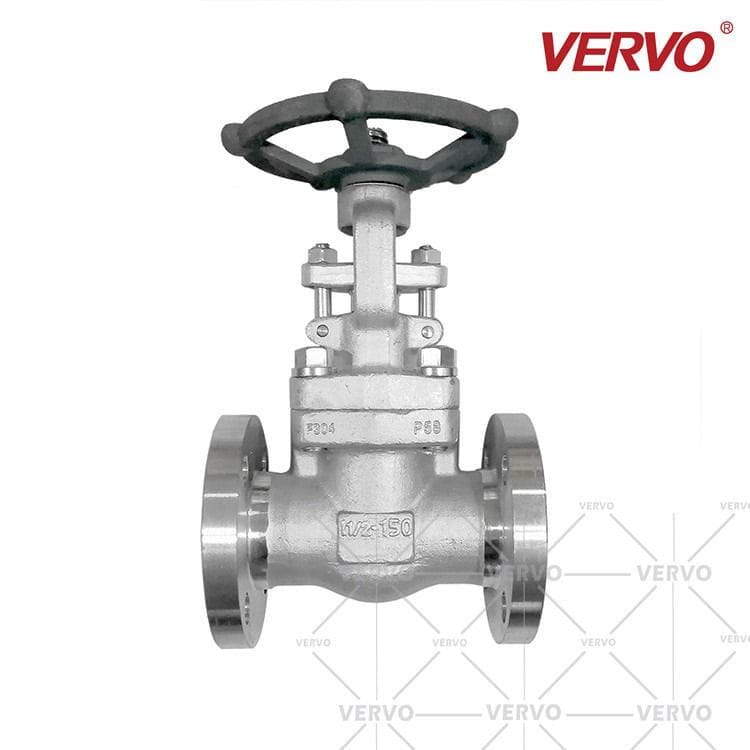 ASTM A182 F304 Gate Valve, 1-1/2 Inch, 150 LB, API 602, RF