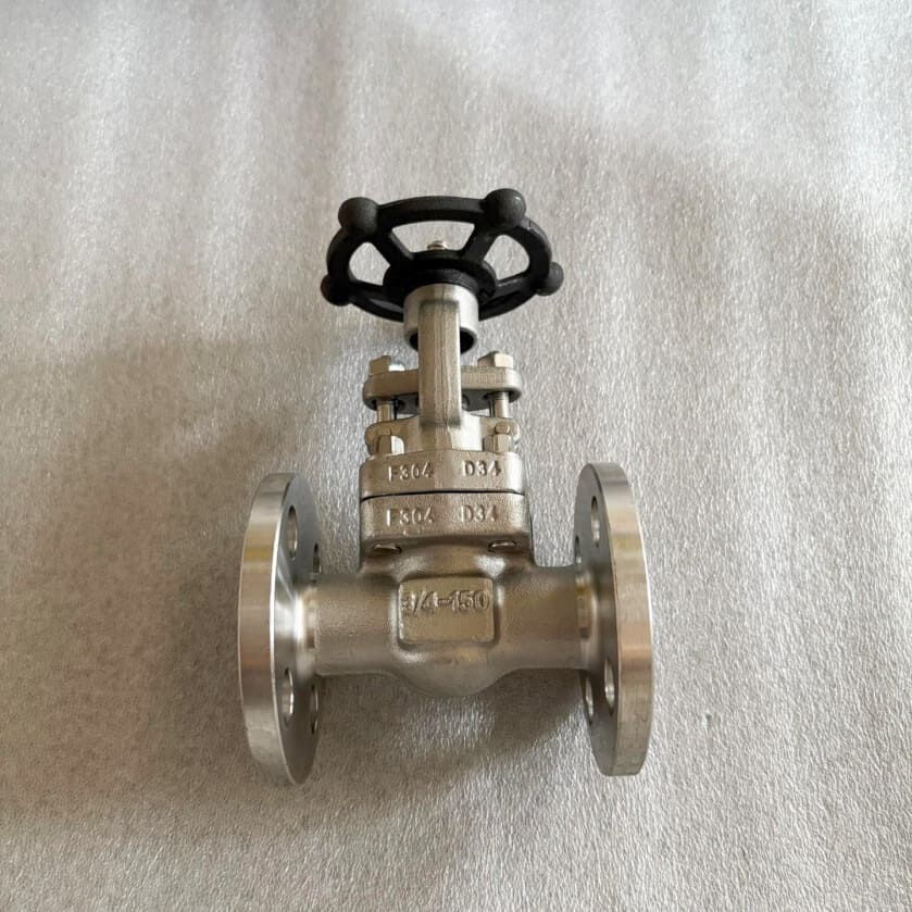 ASTM A182 F304 Gate Valve, API 602, 3/4 Inches, 150 LB, RF