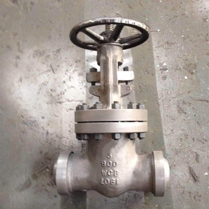 ASTM A216 WCB Gate Valve, 3 Inch, 900 LB, API 600, BW