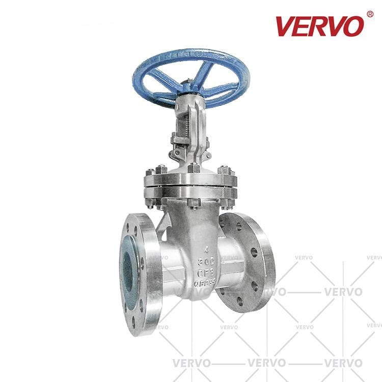 ASTM A351 CF8 Gate Valve, 4 Inch, 300 LB, API 600, RF