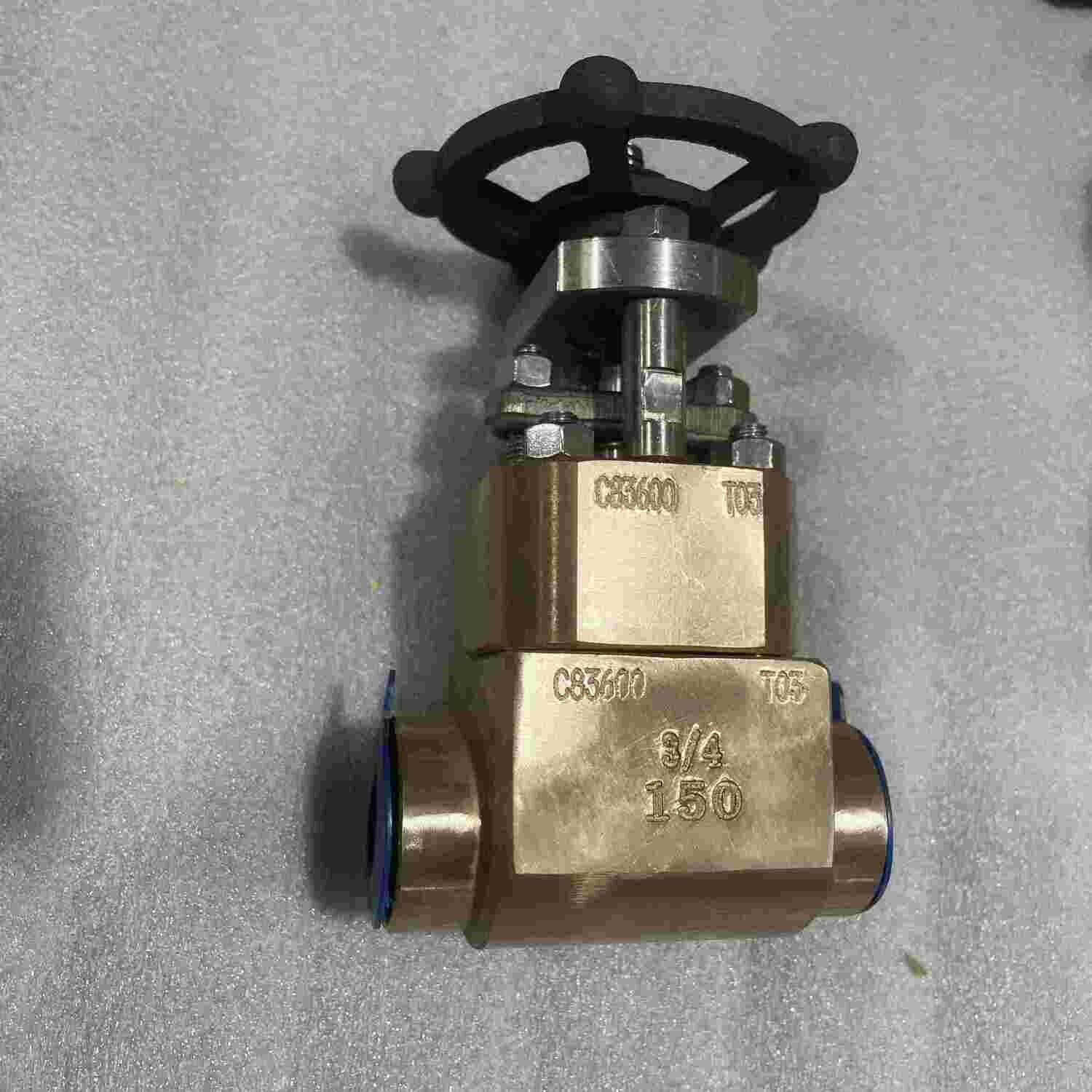 ASTM B62 C83600 Gate Valve, MSS SP-80, Bronze, 3/4 IN, CL150