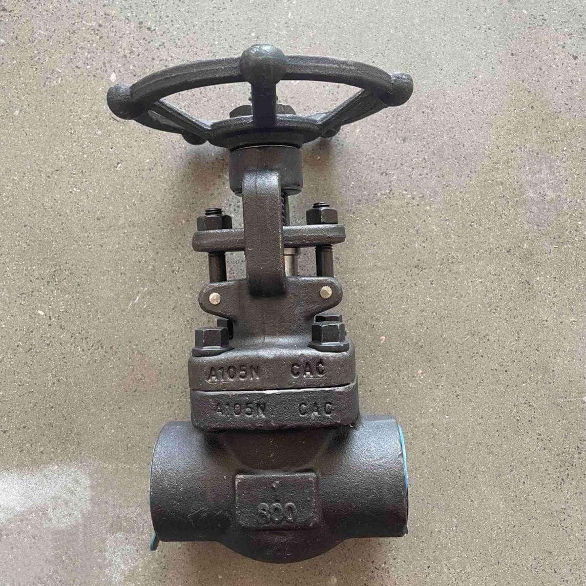 Bolted Bonnet Gate Valve, API 602, ASTM A105N, 1 IN, 800 LB