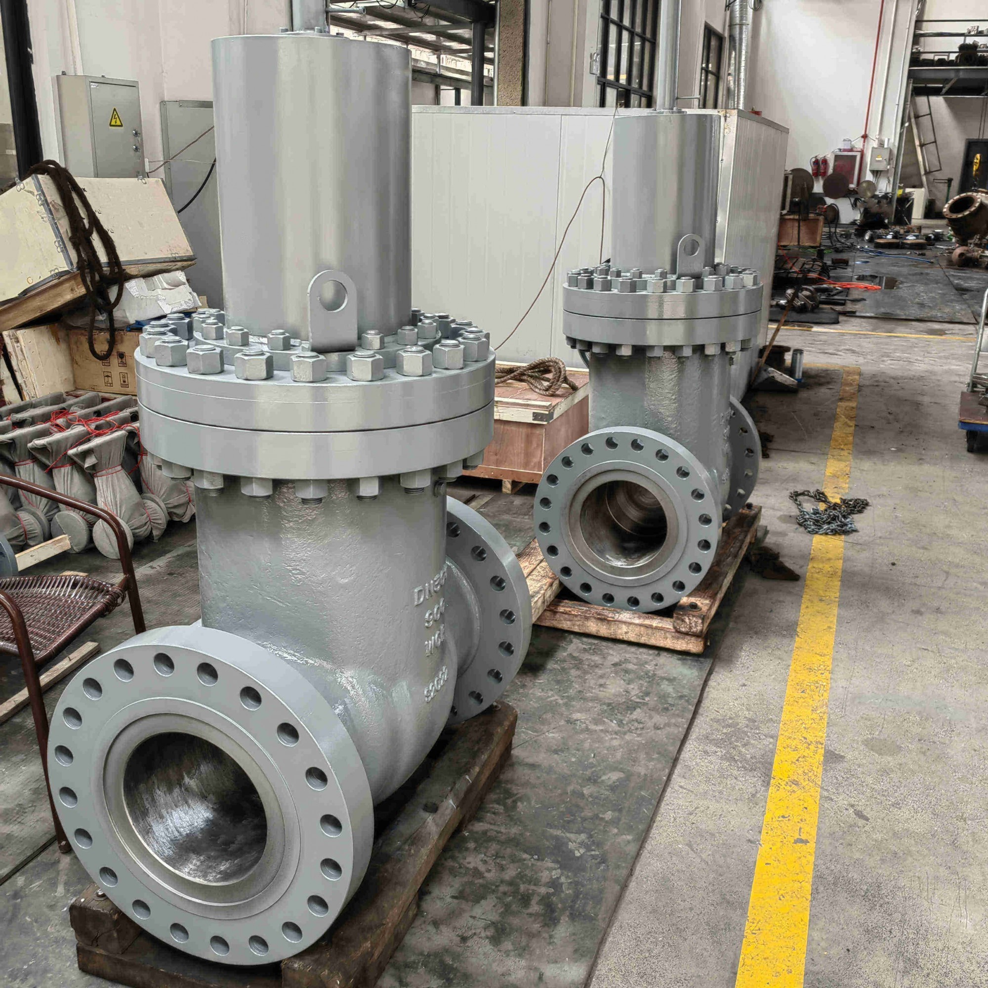 Double Disc Double Seal Pulp Gate Valve, DN300, 900 LB, WCB