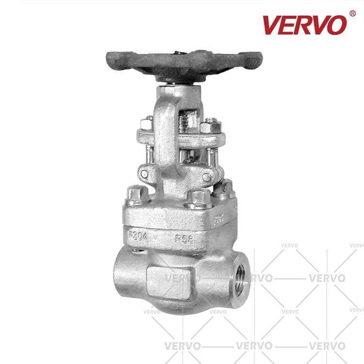 Forged Stainless Steel Gate Valve, 1/2 Inch, 800 LB, FNPT