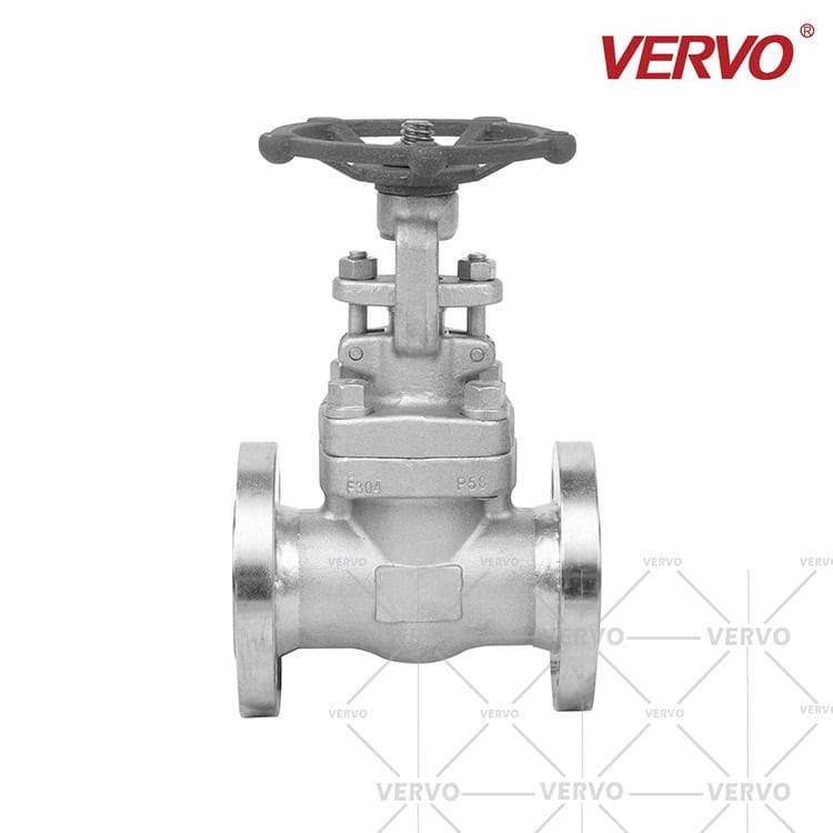 Integral Flange Gate Valve, F304, 150 LB, 2IN, ISO 15761, RF