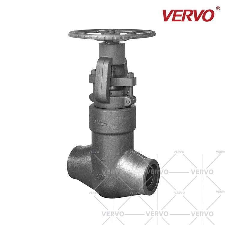 Pressure Seal Bonnet Gate Valve, A105N, 4 Inch, 2500 LB, SW