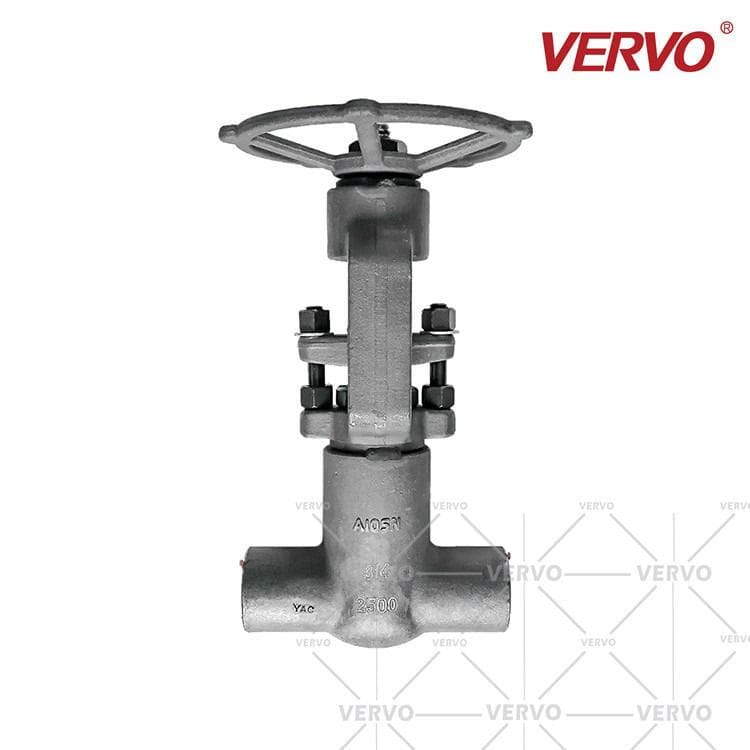 Pressure Seal Gate Valve, ASTM A105N, 3/4 Inch, 2500 LB, SW