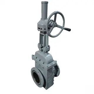 High Chromium Steel Scum Gate Valve, DN200, PN10, WCB, RF