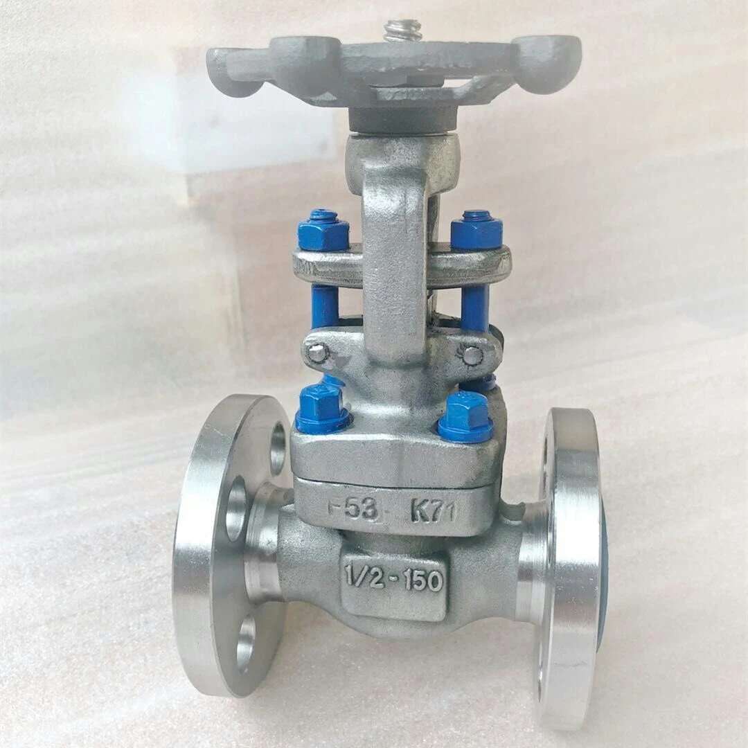 ASTM A182 F53 Gate Valve, 1/2IN, CL150, API 602, RF, Bolted Bonnet