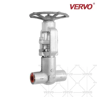 ASTM A182 F316H Gate Valve, Self Sealing, 3/4IN, 2500 LB, SW