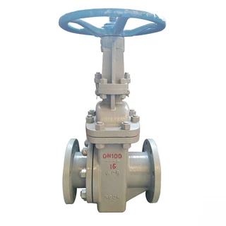 Tungsten Carbide Scum Gate Valve, WCB, DN100, PN16, RF