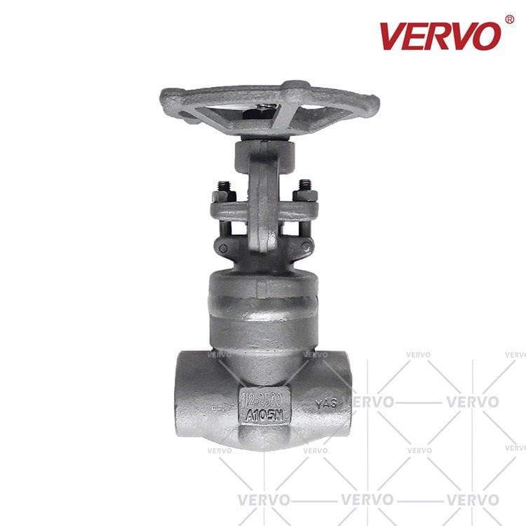 Solid Wedge Gate Valve, ASTM A105N, 1/2 Inch, 2500 LB