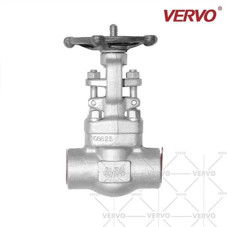 UNS N08825 Gate Valve, 1/2 Inch, 1500 LB, API 602, SW