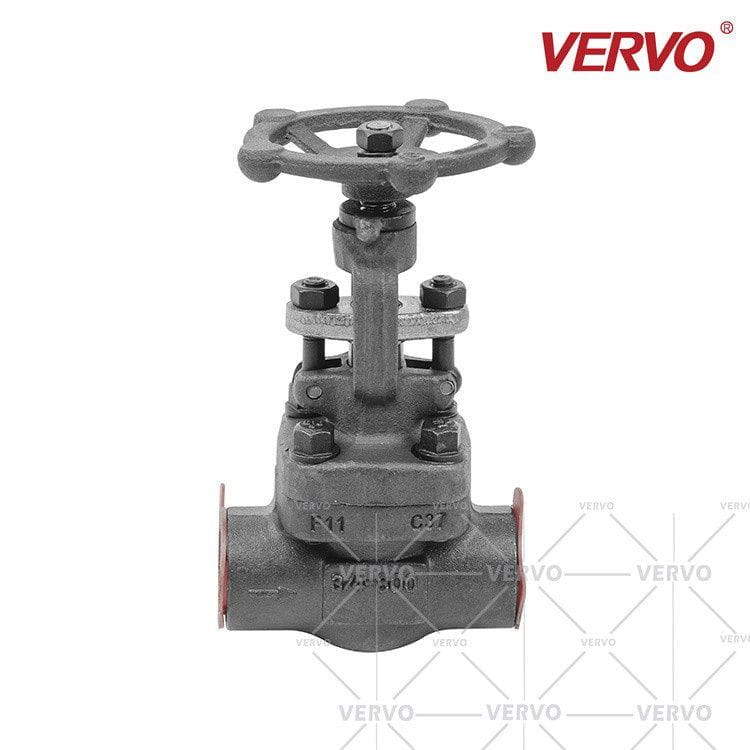 ASTM A182 F11 Alloy Steel Globe Valve, 3/4 Inch, 800 LB, SW