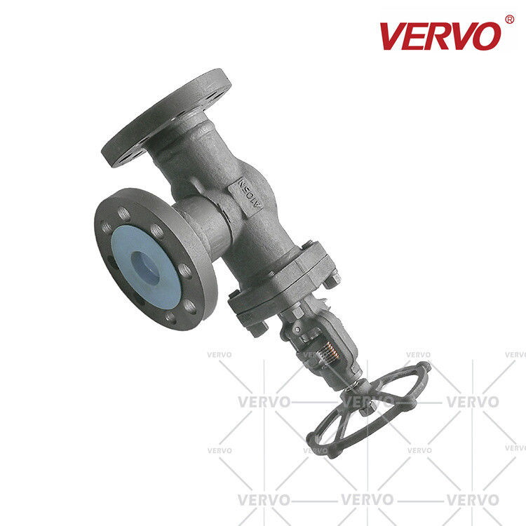 API 602 Angle Globe Valve, 1 Inch, 600 LB, ASTM A105N