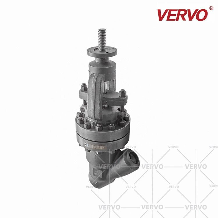 ASTM A105 Y Globe Valve, PN420, DN100, Bolted Bonnet, BW