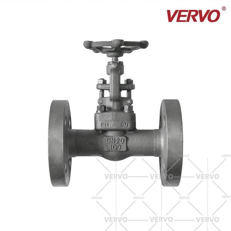 ASTM A182 F11 Globe Valve, Rising Stem, DN20, PN100, API 602
