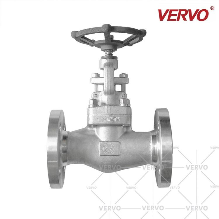 ASTM A182 F304L Monolithic Globe Valve, 1-1/2 Inch, 300 LB