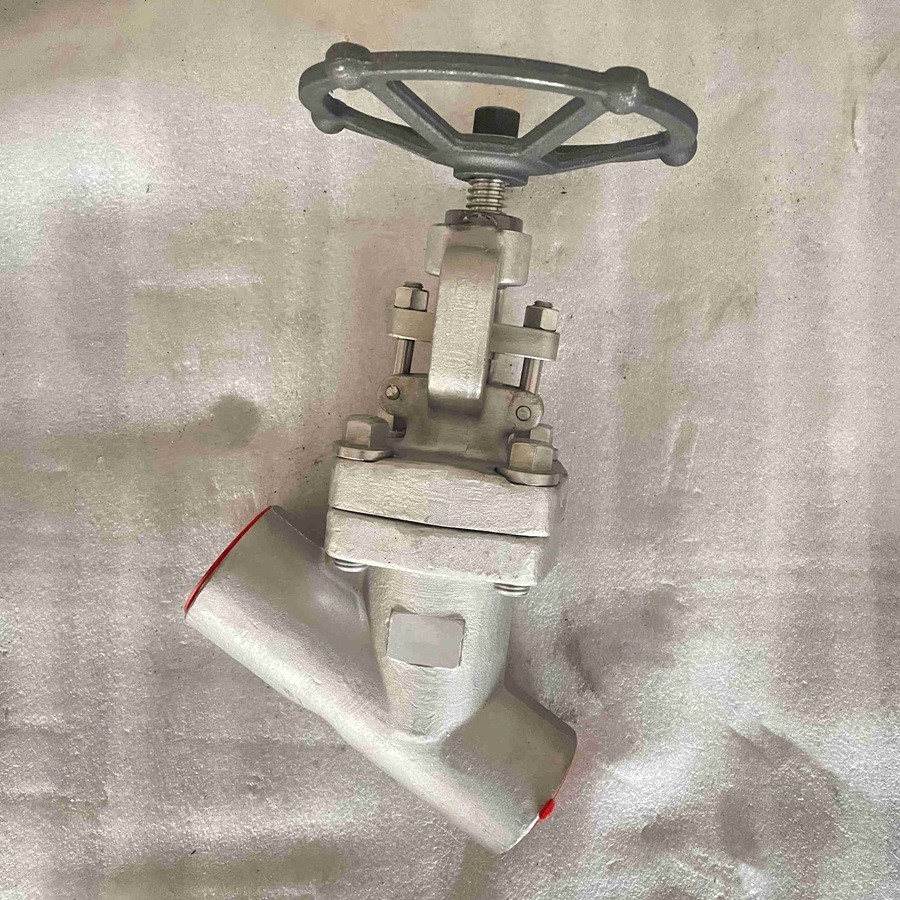 ASTM A182 F316 Y Globe Valve, 2 Inch, 800 LB, API 602, SW