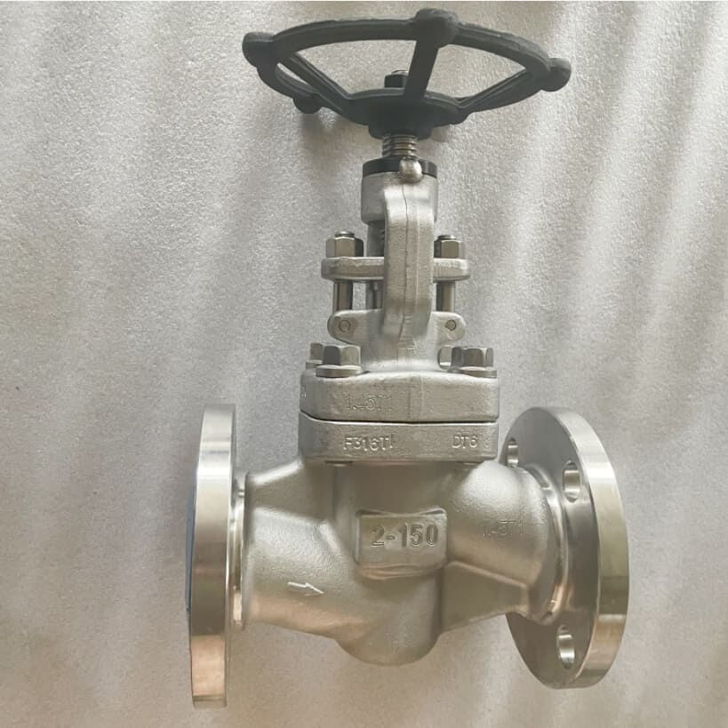 ASTM A182 F316Ti Globe Valve, 1.4571, 2 IN, 150 LB, API 602