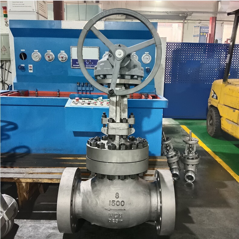 ASTM A216 WCB Globe Valve, 8 Inch, 1500 LB, BS 1873, RF