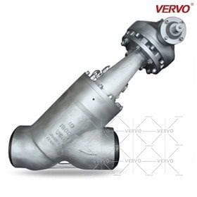 ASTM A216 WCB Y Globe Valve, 10 Inch, 1500 LB, API 600, BW