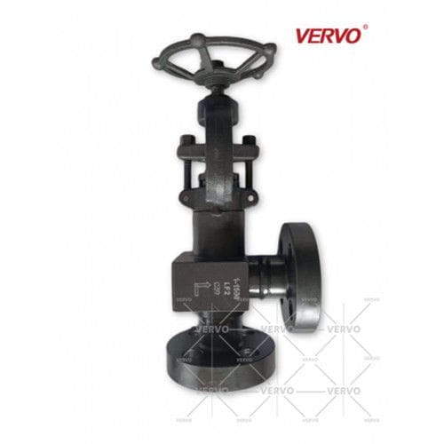 Carbon Steel 90 Degree Angle Globe Valve, ASME B16.34
