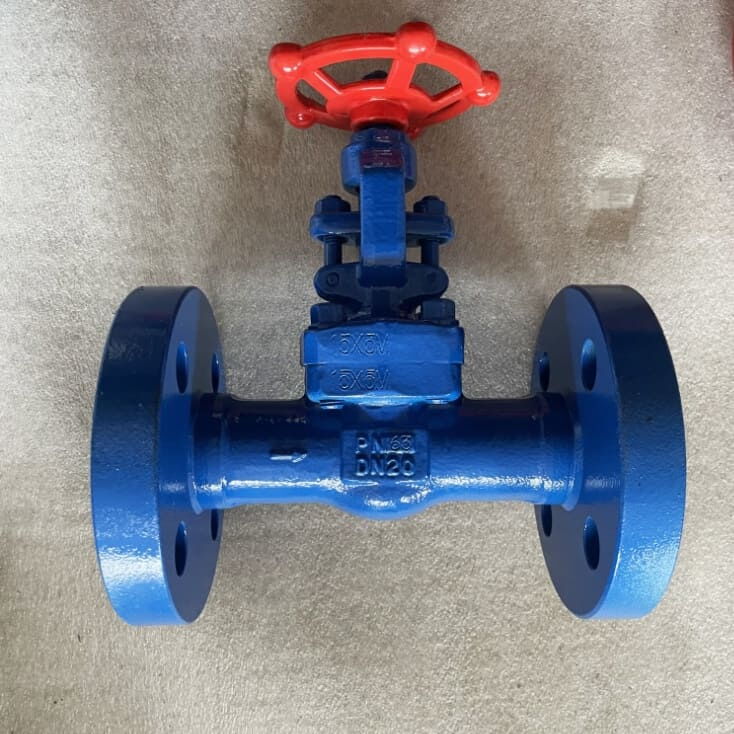 Carbon Steel ASTM A350 LF2 Globe Valve, ISO 15761, PN63, DN20