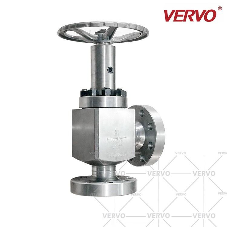 Forged Steel Throttle Regulating Valve, Angle Globe Valve, 2IN, CL900