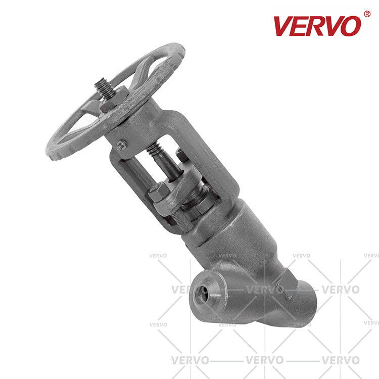Forged Steel Y Globe Valve, 1 Inch, DN25, 2500 LB, PN420, BW