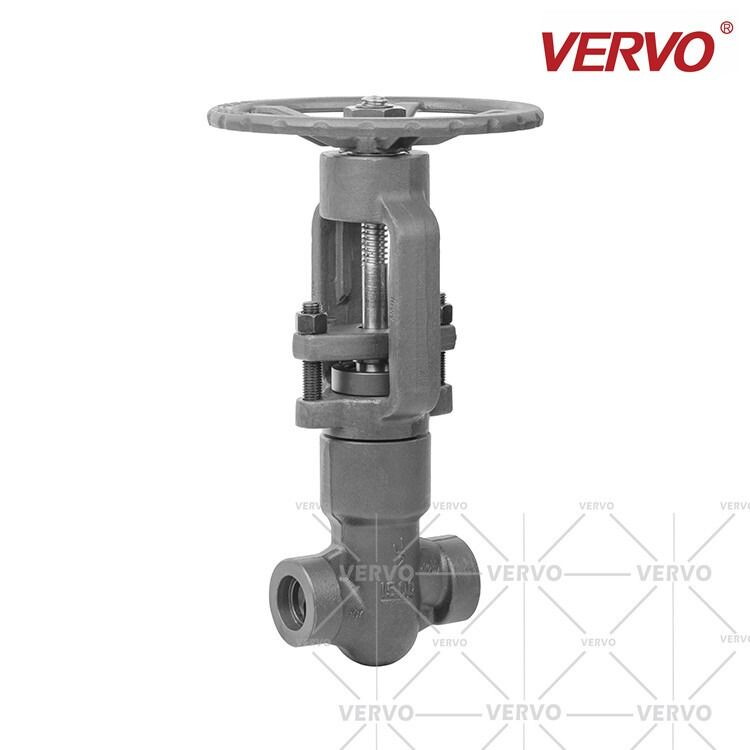 Pressure Seal Bonnet Forged Steel Globe Valve, 1-1/2 IN, 1500 LB