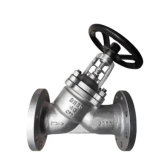 ASTM A351 CF8 Y Globe Valve, DN80, PN40, BS 5352, RF