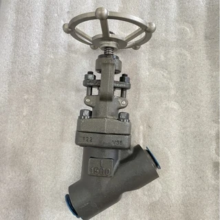 ASTM A336 F22 Y Globe Valve, 1 Inch, 1500 LB, API 602, BW