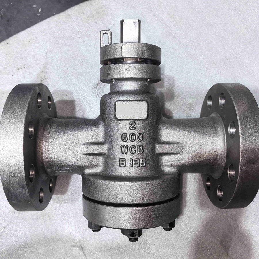 API 6D Plug Valve, 2 IN, 600 LB, ASTM A216 WCB, API 599, RF