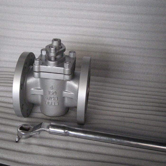 API 6D Plug Valve, ASTM A216 WCB, 4IN, 150 LB, Bolted Bonnet