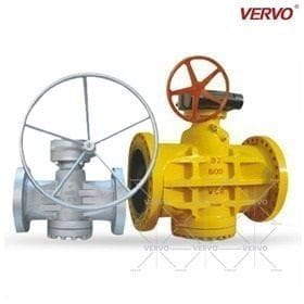 ASTM A216 WCB Lubricated Plug Valve, 32 Inch, 600 LB