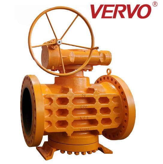 ASTM A216 WCB Lubricated Sleeved Plug Valve, 26 Inch, 600 LB