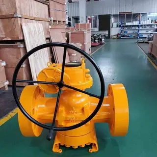 ASTM A216 WCB Lubricated Plug Valve, API 6D, 6 Inch, 2500 LB